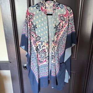 Umgee Multicolor Floral Kimono Top